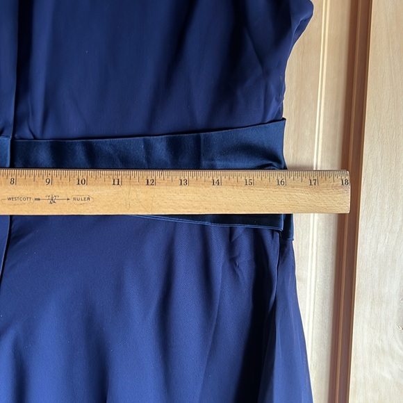 Brand new Chaps blue layered with bow dress size 10 - Picture 8 of 9